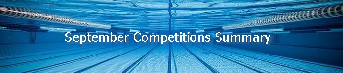 September Competitions Summary